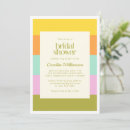 Search for stripe bridal shower invitations Simple