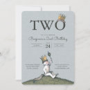 Search for wild things birthday invitations Second