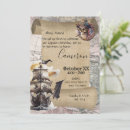 Search for vintage map invitations Skull