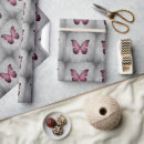 Search for butterfly wrapping paper Magenta