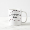 Search for turn off and on again mugs Funny