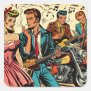 Search for 50s rock and roll stickers Vintage