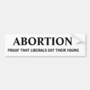 Search for aborted bumper stickers Conservative