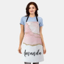 Search for pink ribbon aprons Trendy