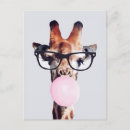 Search for pink gum postcards Giraffe