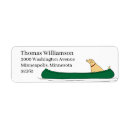 Search for canoe return address labels Lake