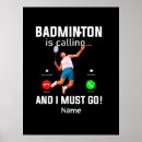 Search for badminton posters Racket