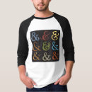 Search for ampersand tshirts Text