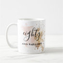 Search for 80th birthday coffee mugs Eightieth
