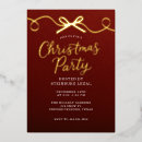Search for work christmas invitations Red