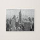 Search for black and white new york city skyline puzzles Cityscape