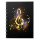 Search for music treble clef notebooks Gold