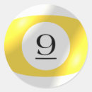 Search for number nine stickers Ninth