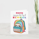 Search for good luck at school cards First day of school
