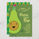 Search for avocado birthday invitations Colourful