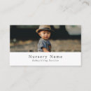 Search for children day care business cards Babysitter