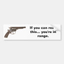 Search for ranges bumper stickers Read