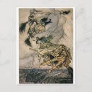 Search for vintage witches postcards Broom