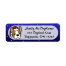Search for boston return address labels Cartoon