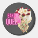 Search for funny cake magnets Vintage