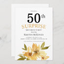 Search for floral surprise birthday invitations Modern