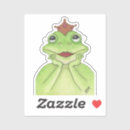 Search for frog with crown stickers Watercolor