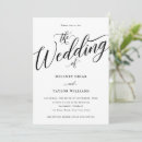 Search for flourish wedding invitations Black and white