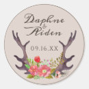 Search for floral name round stickers Date