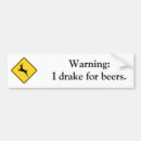 Search for deer bumper stickers Warning