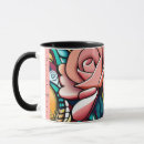 Search for floral arrangement mugs Rose