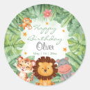 Search for monkey first birthday stickers Boy
