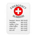 Search for emergency numbers magnets Phone
