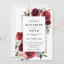 Search for red white and gold wedding invitations Greenery