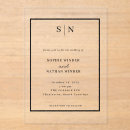 Search for formal square wedding invitations Text based