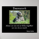 Search for teamwork posters Military