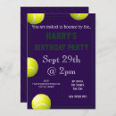 Search for tennis ball invitations Kids