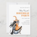 Search for witches cat invitations Orange
