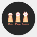 Search for rock paper scissors stickers Funny