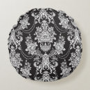 Search for black damask cushions Black and white