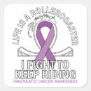 Search for pancreatic cancer ribbon stickers Purple