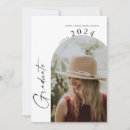 Search for unique graduation invitations Minimalist