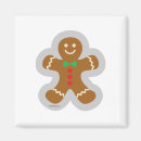Search for gingerbread man magnets Xmas