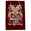 Search for naughty santa gift bags Season