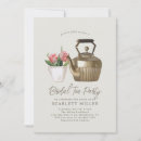 Search for tea pot bridal shower invitations Party