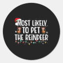 Search for funny pet stickers Xmas
