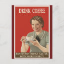 Search for coffee humour postcards Vintage