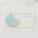 Search for shells business cards Coastal