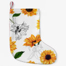 Search for sunflower christmas stockings Botanical