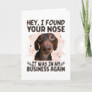 Search for nosed cards Dog