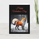 Search for fox valentines day cards Wildlife